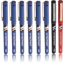 V5 (Blue- 7, Black-1, Red-1, Green-1) Roller Ball Pen-image-19