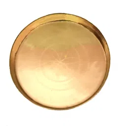 BRASS THALI 12 IN SIZE Dinner Plate-image-2