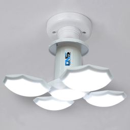 Foldable Fan Blade LED Light Bulb, Super Bright Angle Adjustable Home Ceiling Ceiling Light Ceiling Lamp-99