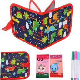 Kids Erasable Doodle Book Set Toddler Activities for Boys (Multicolor)-11