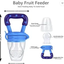 Soft Silicone Anti Choking Fruit Pacifier, Teether for Baby, Infant Teether and Feeder-48