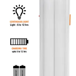 40 Led 2 Long Tube Light with Auto On Feature Rechargeable 7 hrs Lantern Emergency Light-15