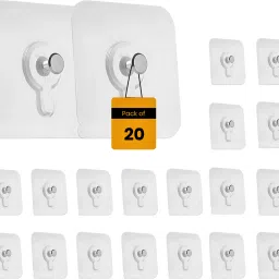 Self Adhesive Wall Hooks for Hanging – No Drill Sticky Hooks for Wall Use Hook 20-image-55