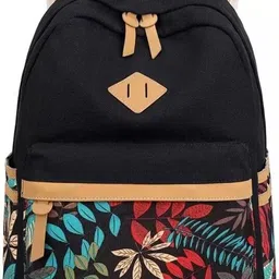 jaisom Medium 22 L Laptop Backpack Laptop bag 4k leaf print-picture-6