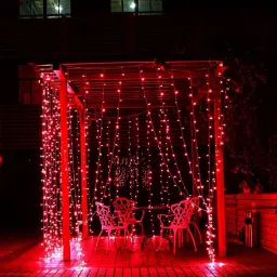 sameer enterprises 30 LEDs 13 m Red Steady String Rice Lights image 3