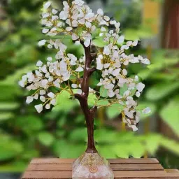 Pink Quartz Stone Fortune Crystal Tree Showpiece by Muren-picture-32
