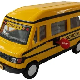 School Bus Toy for Kids, Pull-Back Acton School Bus Model Toys (Color May Vary)-picture-17