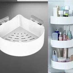 rack and shelf plastic (Number of Shelves - 3, Multicolour)_88 Plastic Wall Shelf-image-41