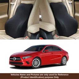 Black Fabric Car Pillow Cushion for Mercedes Benz-image-73