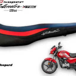 SUPER SPLENDOR BS6 SEAT COVER Single Bike Seat Cover For Hero Super Splendor-image-3