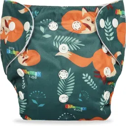 Baby Cloth Diaper Adjustable Washable Printed Diaper for Kids(Age 0 to 2 Years)-image-2