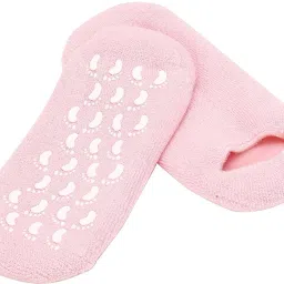 Spa Moisturizing Natural Oil and Vitamin Gel Socks For Dry Feet And Ankles - Helps Repair Cracked Skin And Softens Feet Women Woven Peds/Footie/No-Show-image-35