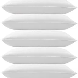 Microfibre Solid Sleeping Pillow Pack of 5-image-58