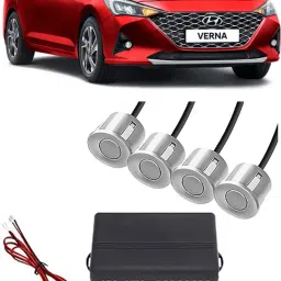 EB208 Silver Car Reverse Parking Sensor with LED Display 4 Sensor E208 Parking Sensor-image-8