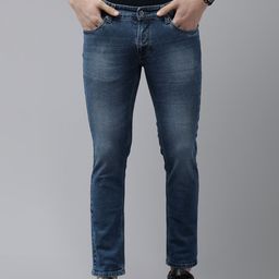 SPYKAR Men Blue Super Skinny Fit Low-Rise Light Fade Stretchable Jeans-image-56
