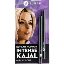 SUGAR Set of 2 Kohl Of Honour Intense Richly-Pigmented Kajal 0.25 g Each - Black Out 01 image 3