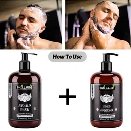 Phillauri Beard Wash For Refresh & Conditioner- 200 ml each image 5