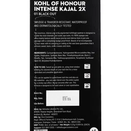 SUGAR Set of 2 Kohl Of Honour Intense Richly-Pigmented Kajal 0.25 g Each - Black Out 01 image 4