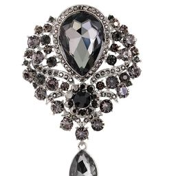 SYGA Women Crystal Pendant Brooch-image-43