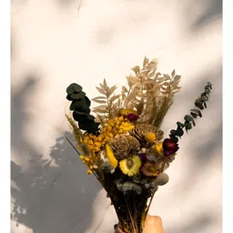 ArteCasa Yellow Dried Timeless Petal Bunch-26