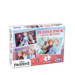Frank A Set of 3 Frozen 2 Puzzles 60 Pieces Each - 5+Years-29