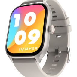 HAMMER Ice Grey Polar 2.01 inch IPS AOD, Advanced Bluetooth Calling Smartwatch-image-89