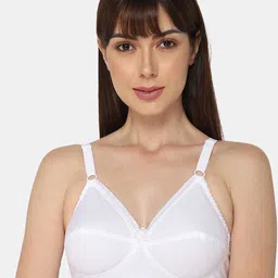 NAIDU HALL Cotton Medium Coverage Non Padded Everyday Bra With All Day Comfort-17