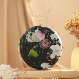 Jazz and Sizzle Printed Embellished Box Clutch-picture-17