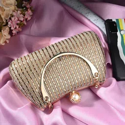 DressBerry Embellished Box Clutch-1