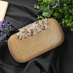DressBerry Embellished Box Clutch-38