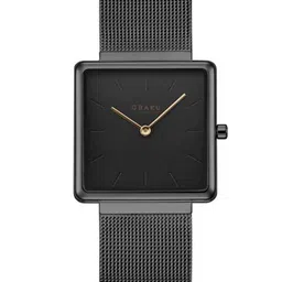 Obaku Women Black Analogue Square Dial Watch-image-91