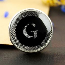 Kavove Men Alphabet G Lapel Pin Brooch-image-86