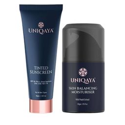 UNIQAYA Set of Tinted Sunscreen & Skin Balancing Moisturizer - 50 g each-53