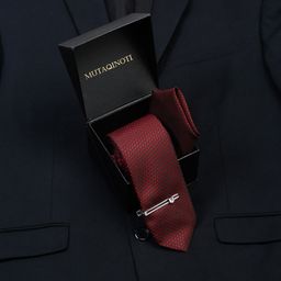 MUTAQINOTI Men Silk Necktie Accessory Gift Set-image-96