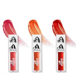 Elitty Set of 3 Junkie High Shine Long Lasting Lip Gloss with Witch Hazel - 4 ml each-17