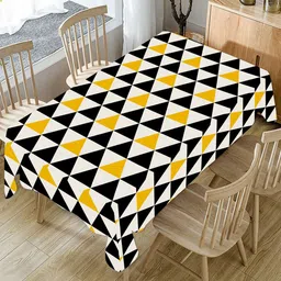 AEROHAVEN Multicoloured Geometric Cotton 4-Seater Table Cover-20