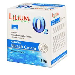 Lilium Oxygen Instant Fairness Bleach Cream Enriched With Vitamin E To Protect Skin - 1kg image 5