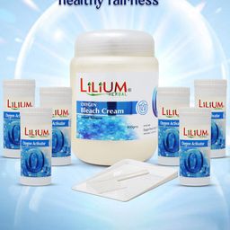 Lilium Oxygen Instant Fairness Bleach Cream Enriched With Vitamin E To Protect Skin - 1kg image 4