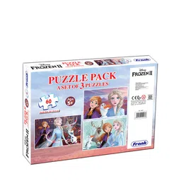 Frank A Set of 3 Frozen 2 Puzzles 60 Pieces Each - 5+Years image 3