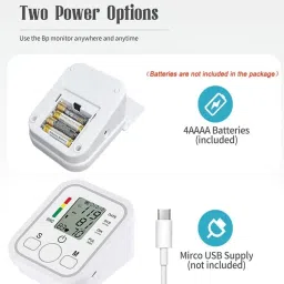 Accutrust BP-190c Digital Blood Pressure Monitor, Upper Arm Cuff, LCD Display with Memory Function Bp Monitor image 2