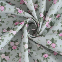 Alina decor Green & Pink Printed Rectangular 4-Seater Table Cover image 3