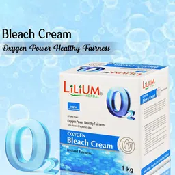 Lilium Oxygen Instant Fairness Bleach Cream Enriched With Vitamin E To Protect Skin - 1kg image 2