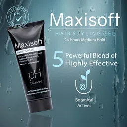 Maxisoft Set of 2 pH Balanced Hair Styling Gel with Aloe Vera & Witch Hazel - 100 ml each image 3