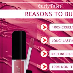 CurlyTales Set Of 4 Weightless Matte Liquid Lipstick - 3 ml Each image 5