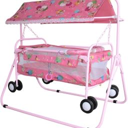 Durable Baby Cradle with Mosquito Net & Prime, Jhula, swing-15