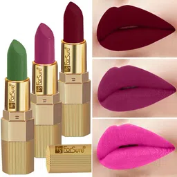 ForSure Xpression Set Of 3 Long Lasting Matte Lipsticks 3.5 gm Each image 2