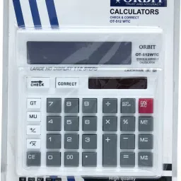 OT-512 WTC Basic Calculator – Dual Power, 12 Digit, Check & Correct (White) OT-512 WTC Basic Calculator – Dual Power, 12 Digit, Check & Correct (White) Basic Calculator-5