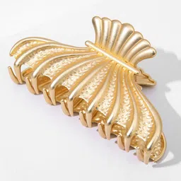 VAGHBHATT Women Gold-Toned Set of 3 Claw Clip-67