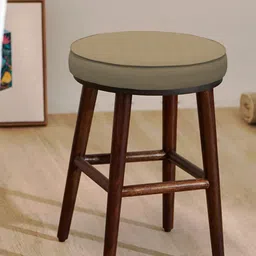 Chumbak Beige Round Ottomans-27