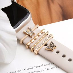 JOKER & WITCH Women Set Of 5 Stone-Studded Watch Charms-image-0